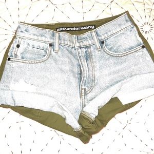 Alexander Wang denim shorts